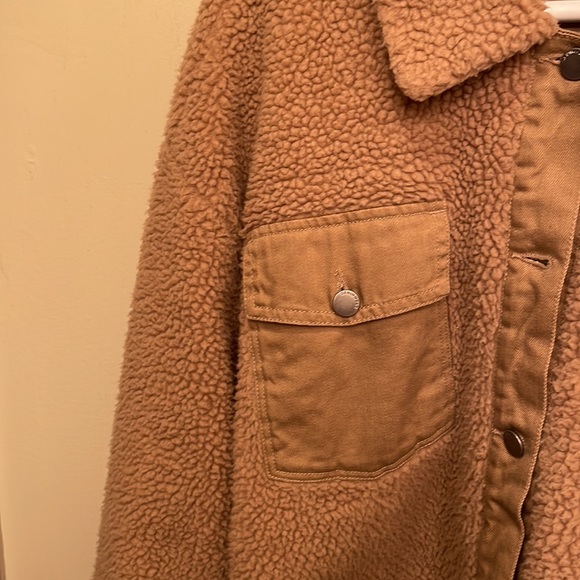 Beige Faux Jacket - stoosh - Picture 2 of 5